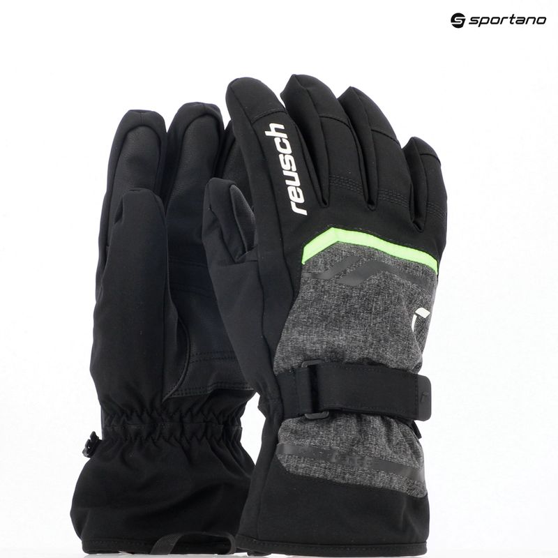 Rękawice narciarskie Reusch Outset R-Tex XT black/black melange/neon green 11
