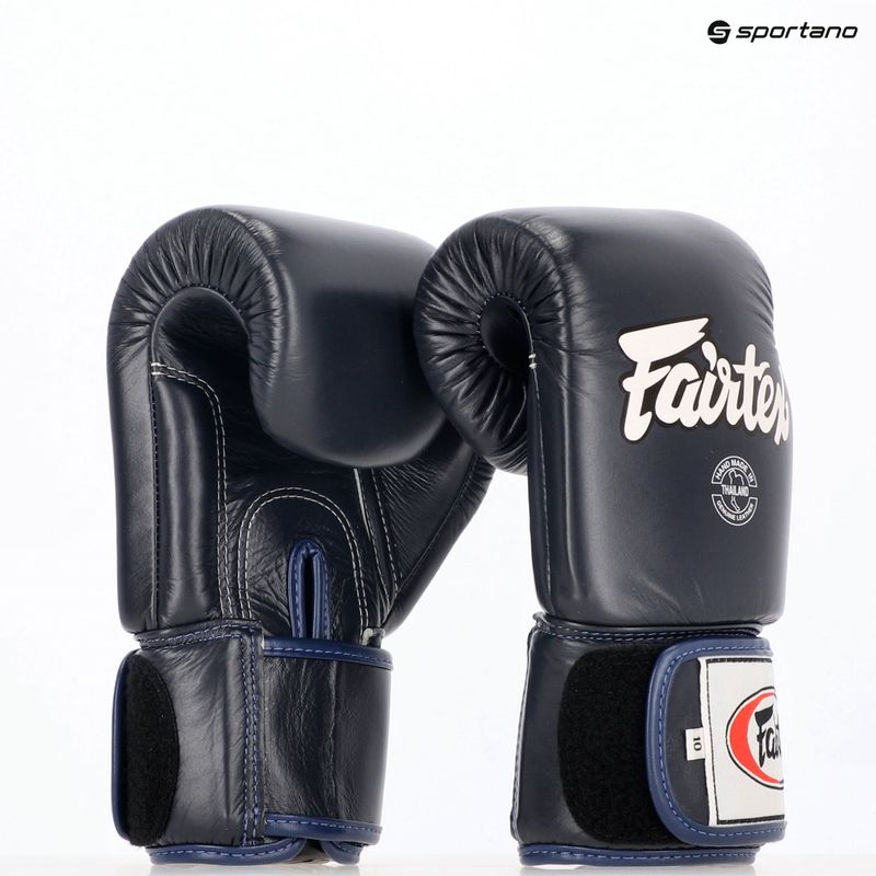 Rękawice bokserskie Fairtex Universal "Tight-Fit" Design blue 8