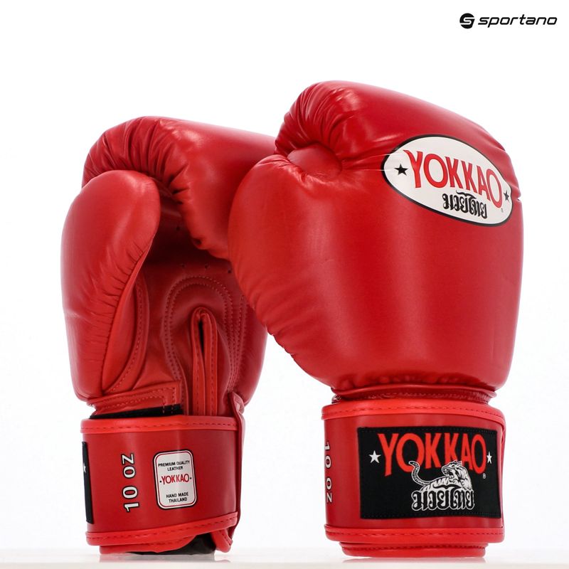 Rękawice bokserskie męskie YOKKAO Matrix red 8