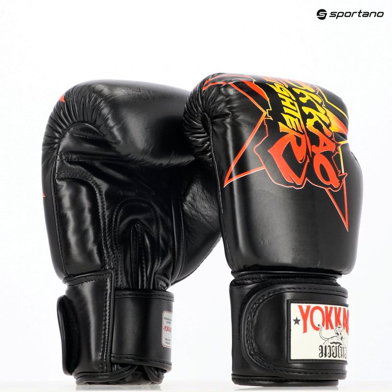 Rękawice bokserskie męskie YOKKAO Fighter KO black 8