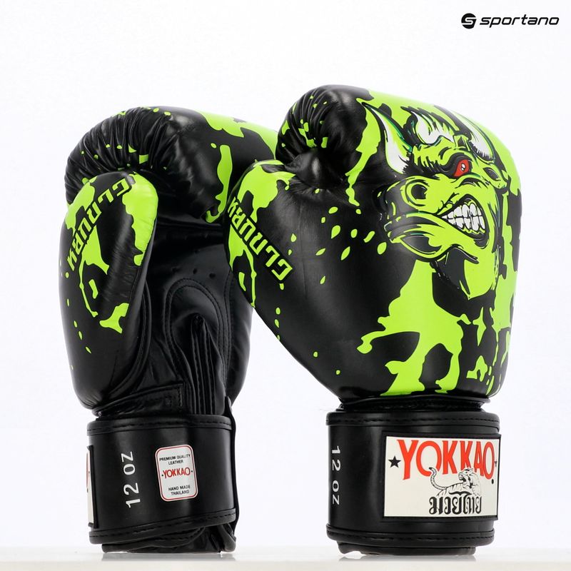 Rękawice bokserskie męskie YOKKAO Angry Bull black 12