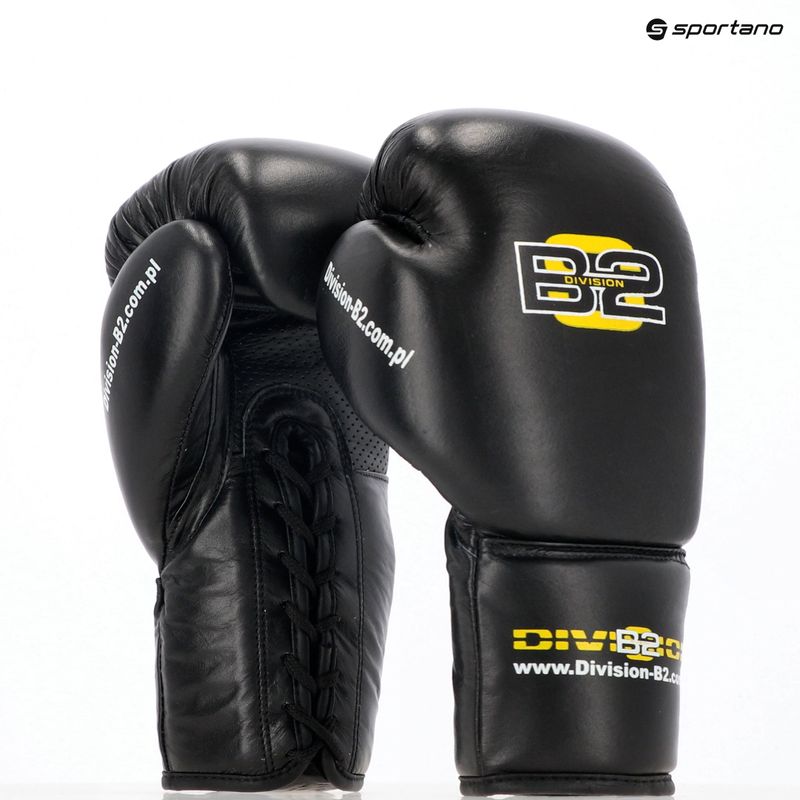 Rękawice bokserskie DIVISION B-2 DIV-PFG1500 Pro 3-Layer Foam black 12