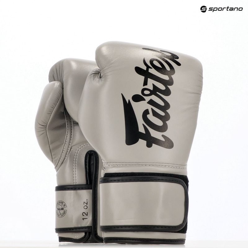 Rękawice boskerskie Fairtex Microfiber gray 8