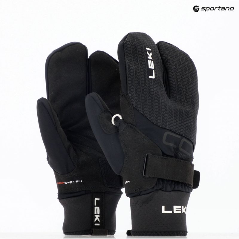 Rękawice narciarskie LEKI CC Thermo Shark Lobster (2+2) black 10