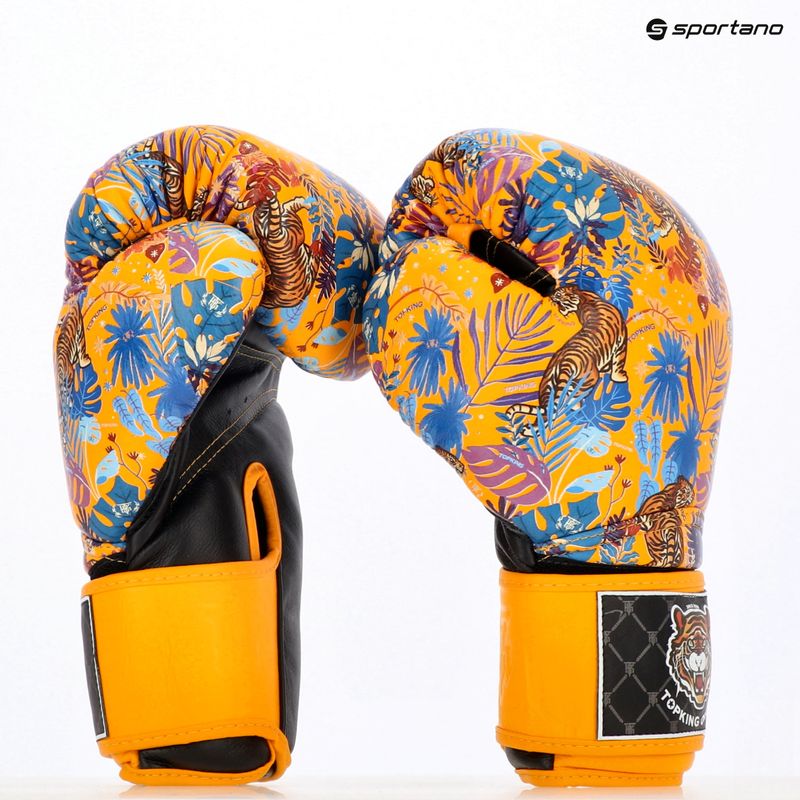 Rękawice bokserskie Top King Boxing Wild Tiger black/yellow 7