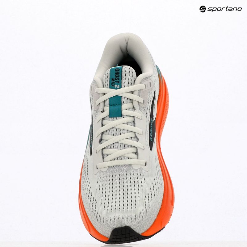 Buty do biegania męskie Brooks Ghost Max 2 oyster mushroom/orange /teal 10