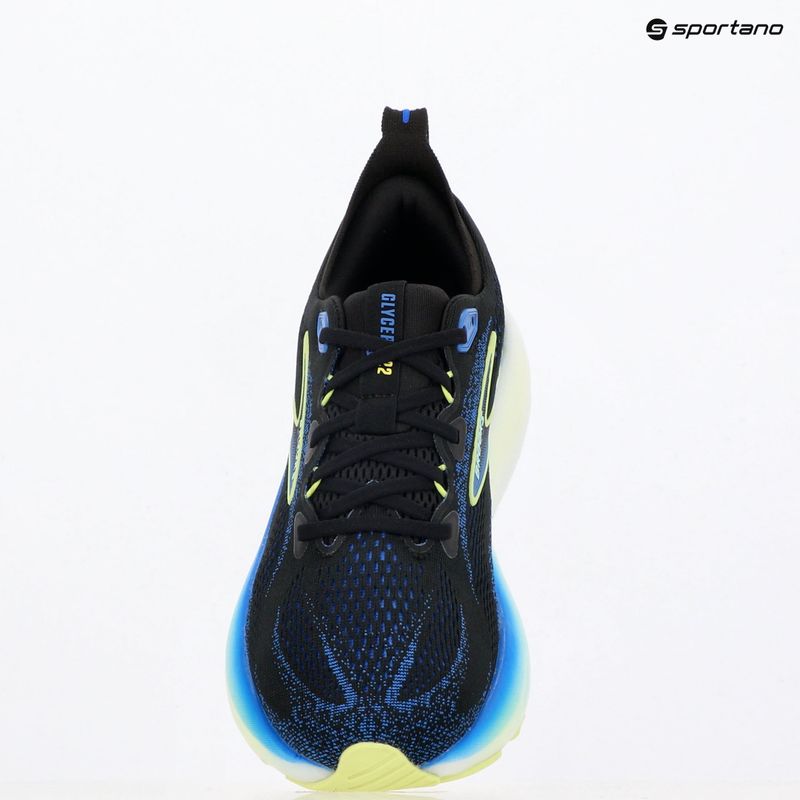 Buty do biegania męskie Brooks Glycerin 22 black/cobalt/neo yellow 9