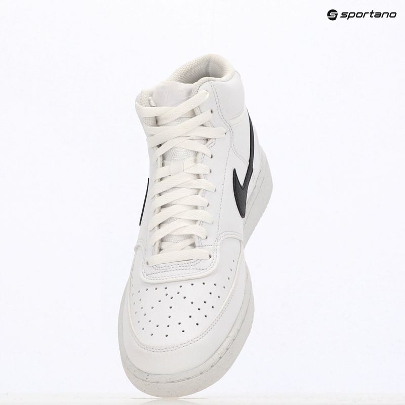 Buty męskie Nike Court Vision Mid Next Nature white/white/black 9