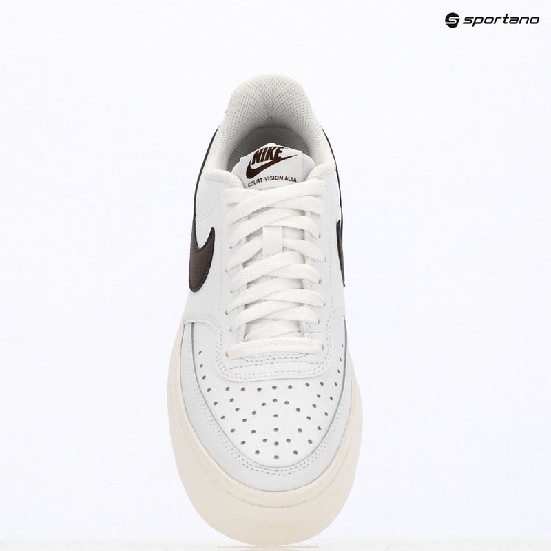 Buty damskie Nike Court Vision Alta white/sail/ baroque brown 9