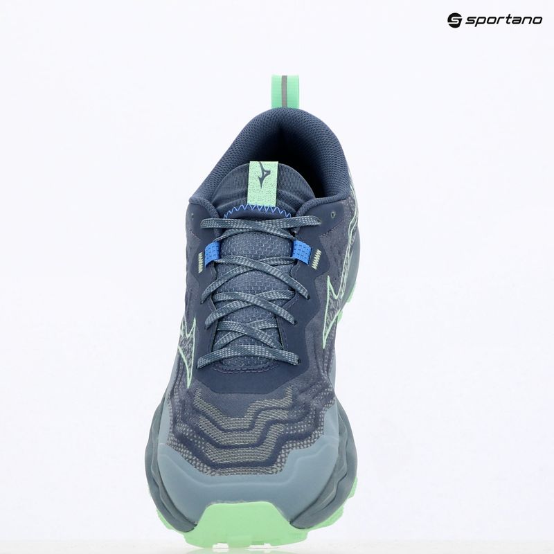 Buty do biegania męskie Mizuno Wave Daichi 9 vintage indigo/neo mint/citade 9