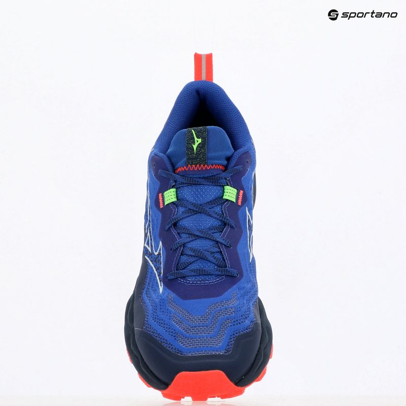 Buty do biegania męskie Mizuno Wave Daichi 9 reflex blue c/white/green geck 9