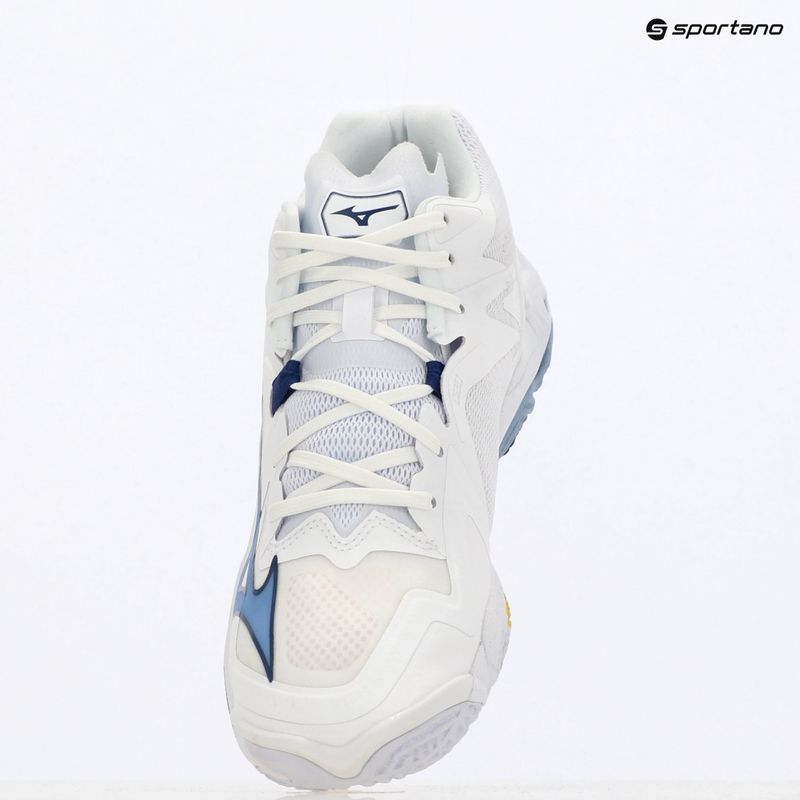 Buty do siatkówki Mizuno Wave Lightning Z8 Mid white/bellwether blue/bel air blue 11