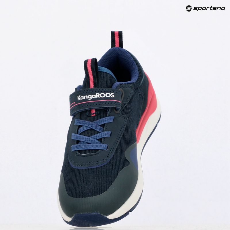 Buty dziecięce KangaROOS KD-Gym EV dark navy/fandango pink 11