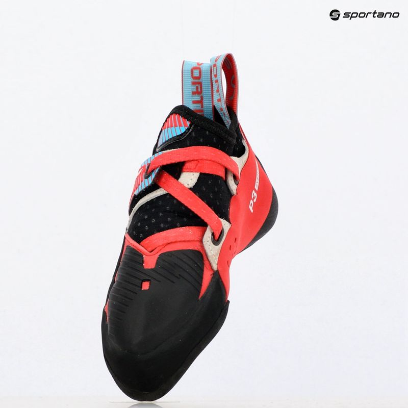 Buty wspinaczkowe damskie La Sportiva Solution Comp 2024 hibiscus/malibu blue 9