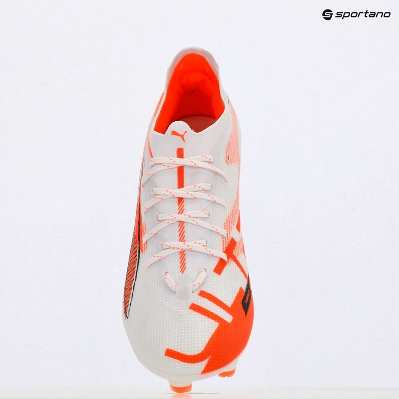 Buty piłkarskie męskie PUMA Ultra 5 Pro FG/AG puma white/puma black/glowing red 9