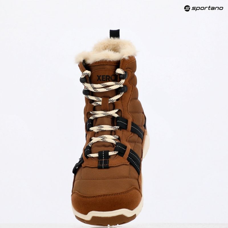 Śniegowce barefoot damskie Xero Shoes Alpine rubber brown/eggshell 9
