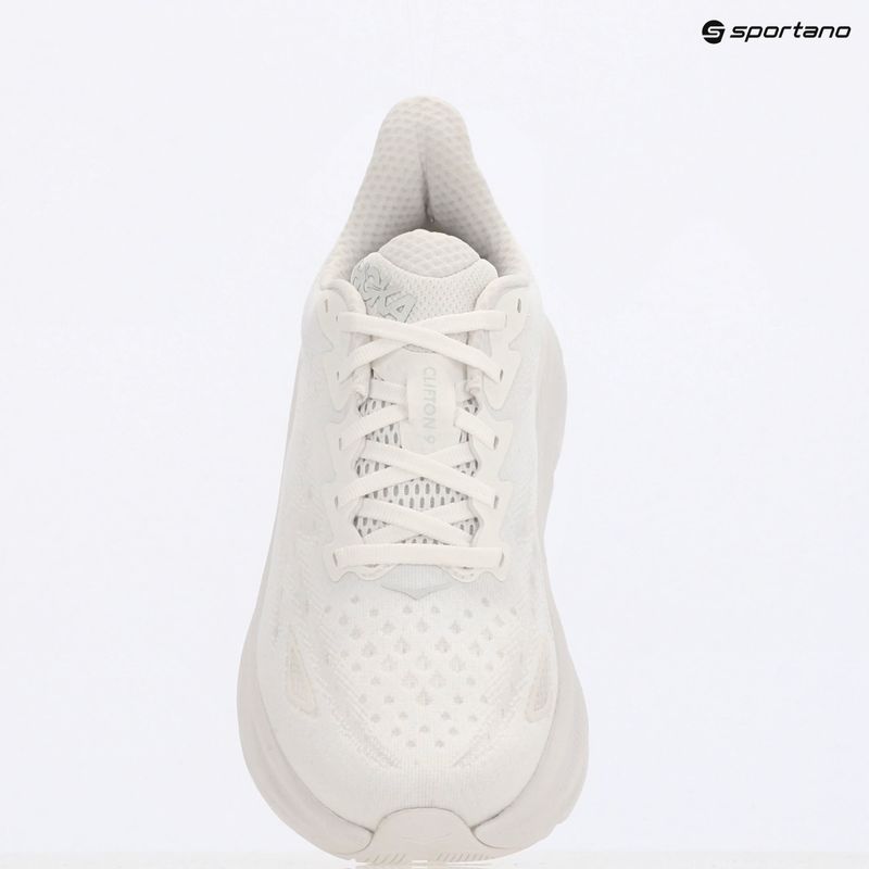 Buty do biegania damskie HOKA Clifton 9 Wide white/white 9