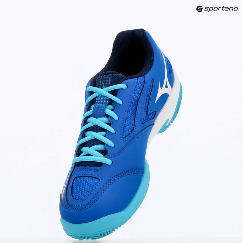 Buty do tenisa dziecięce Mizuno Exceed Star CC mugen blue/ white/ river blue 9