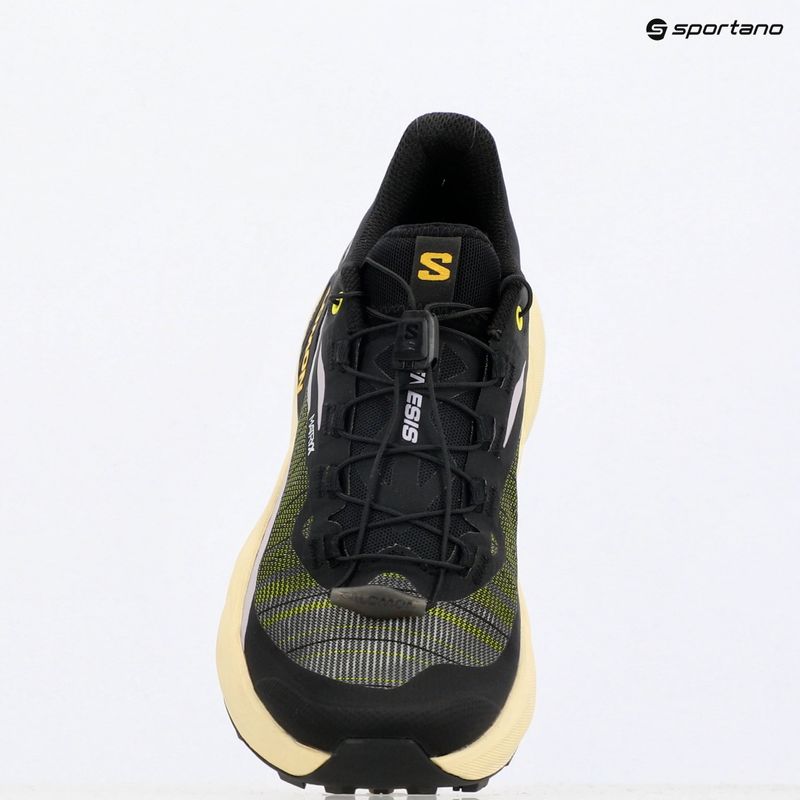 Buty do biegania damskie Salomon Genesis black/sulphur spring/orchid petal 11