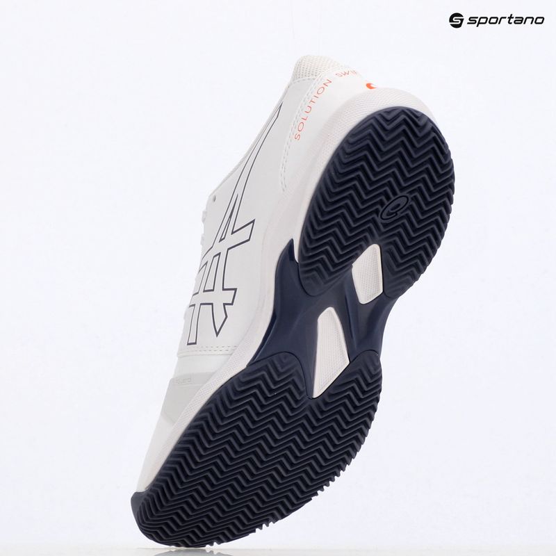 Buty do tenisa męskie ASICS Solution Swift FF 2 Clay white/ nova orange 9
