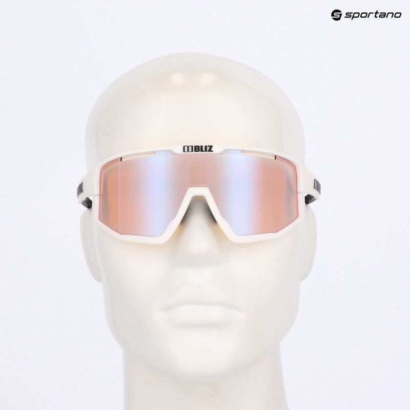 Okulary przeciwsłoneczne Bliz Fusion Nano Optics Nordic Light matt white/ coral/ orange w blue multi 7