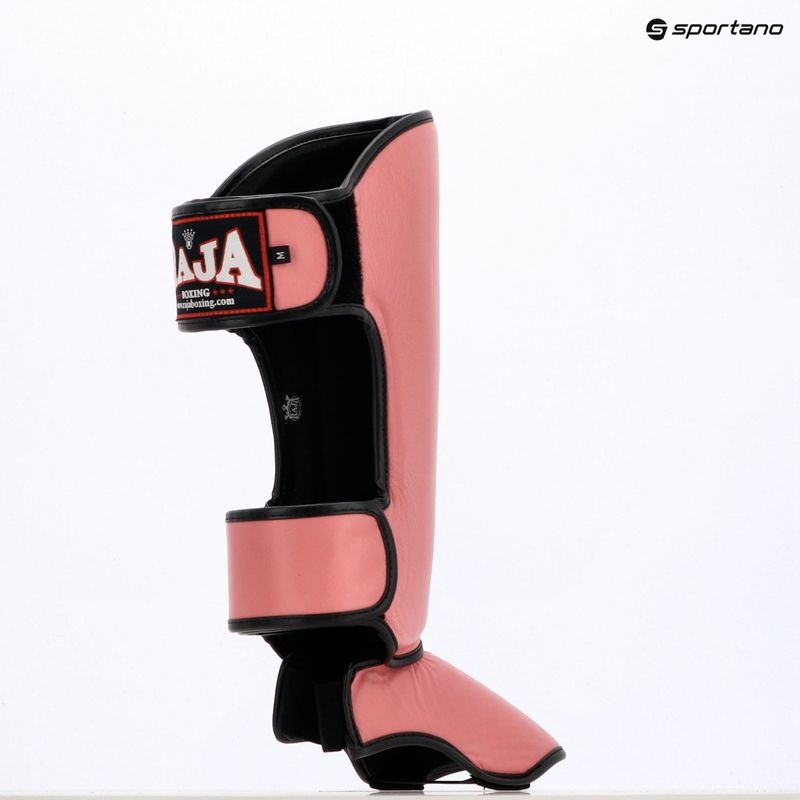 Ochraniacze piszczeli i stóp RAJA BOXING Lightweight Shin Guards Genuine Leather pink 8