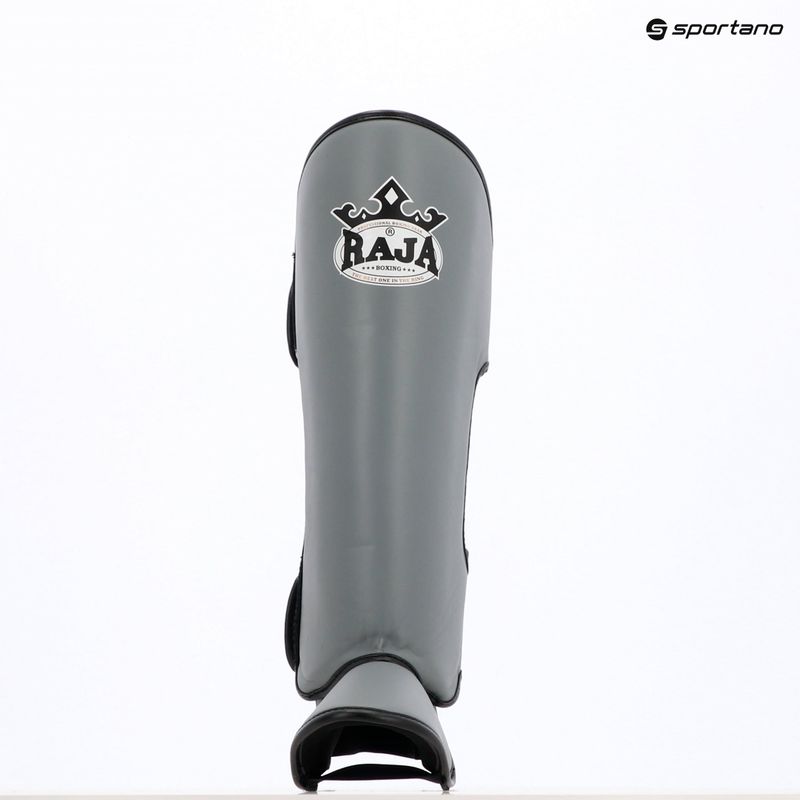 Ochraniacze piszczeli i stóp RAJA BOXING Lightweight Shin Guards Genuine Leather grey 8