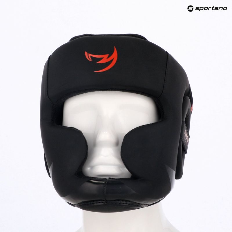 Kask bokserski FUMETSU Ghost S3 black/ red 6