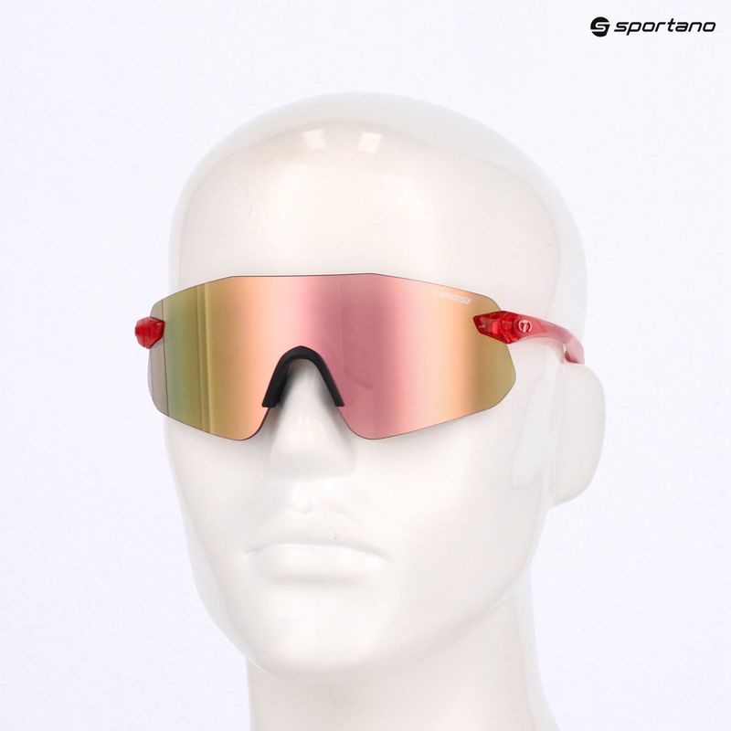 Okulary przeciwsłoneczne Tifosi Vogel SL gloss crystal pink/pink mirror 9