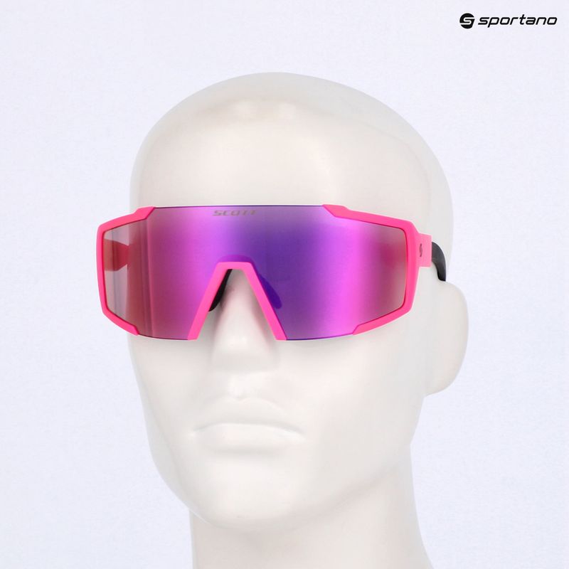 Okulary przeciwsłoneczne SCOTT Shield acid pink/pink chrome 7