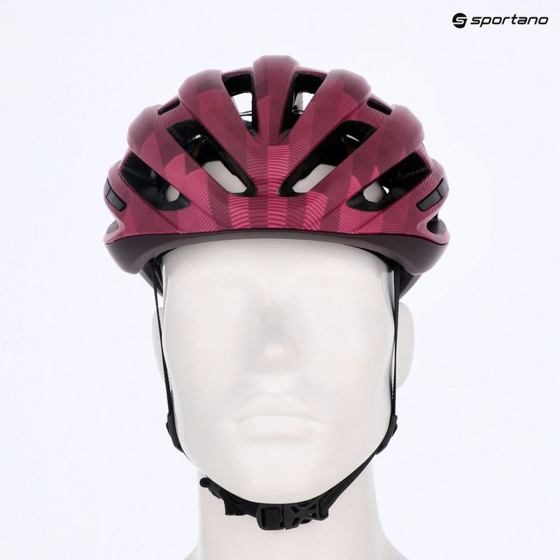 Kask rowerowy Giro Agilis Integrated MIPS matte dark cherry towers 5