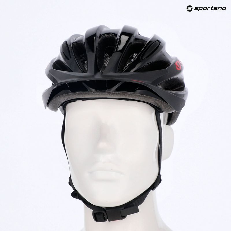 Kask rowerowy Giro Revel black bright red 11