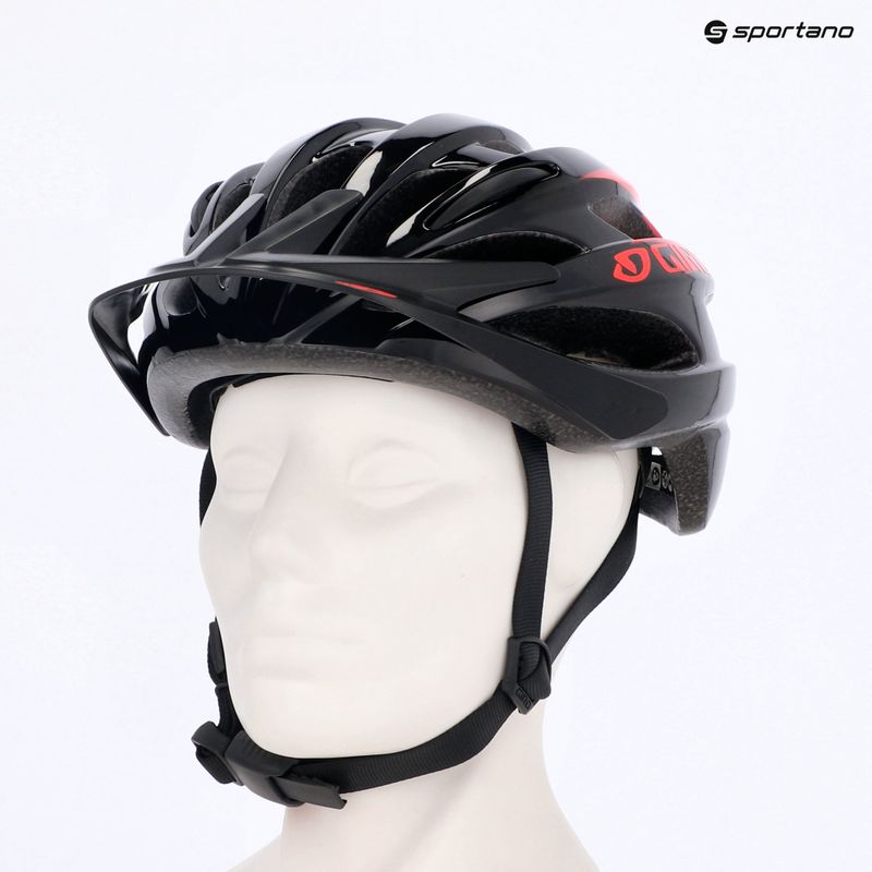 Kask rowerowy dziecięcy Giro Raze Jr matte black vermillion 11
