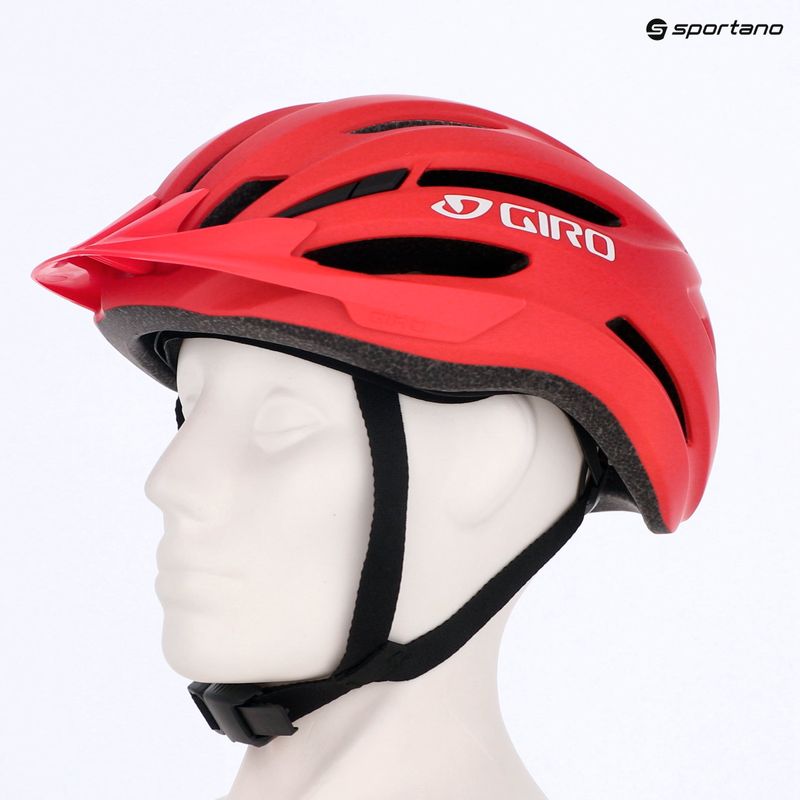 Kask rowerowy dziecięcy Giro Register II matte bright red/white 13