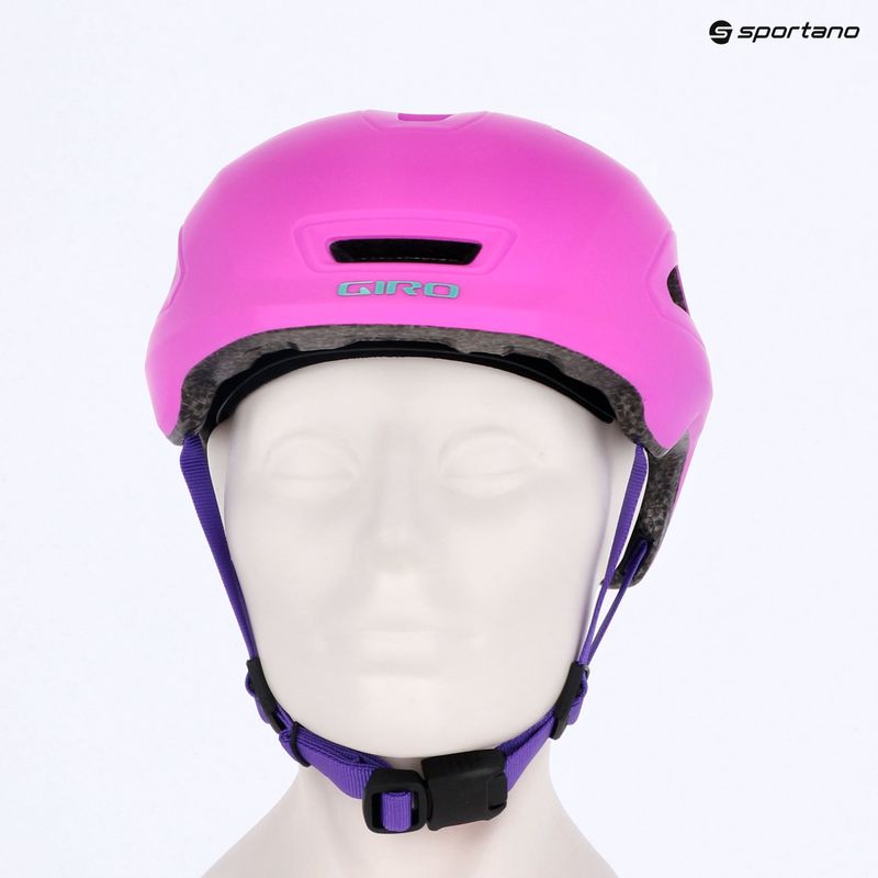 Kask rowerowy dziecięcy Giro Scamp II Jr matte purple 13