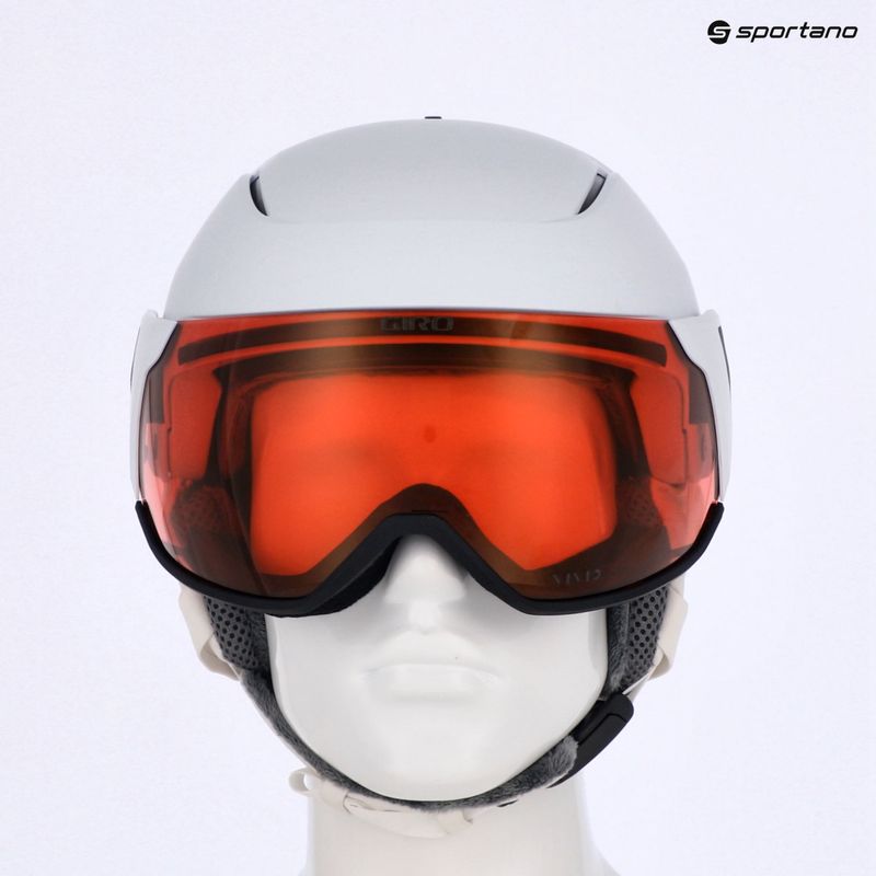 Kask narciarski Giro Aria Spherical matt white/vivid cooper 10