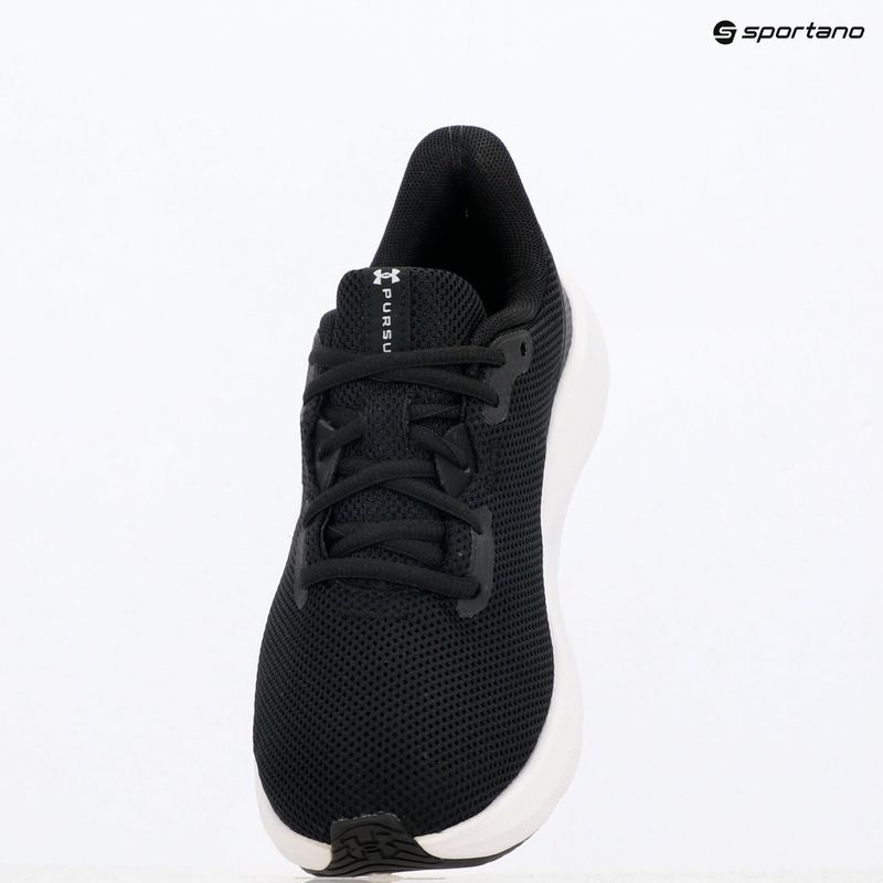 Buty do biegania damskie Under Armour Charged Pursuit 4 black/black/white 9