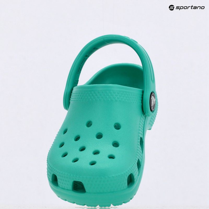 Klapki dziecięce Crocs Classic Clog Toddler lagon 14