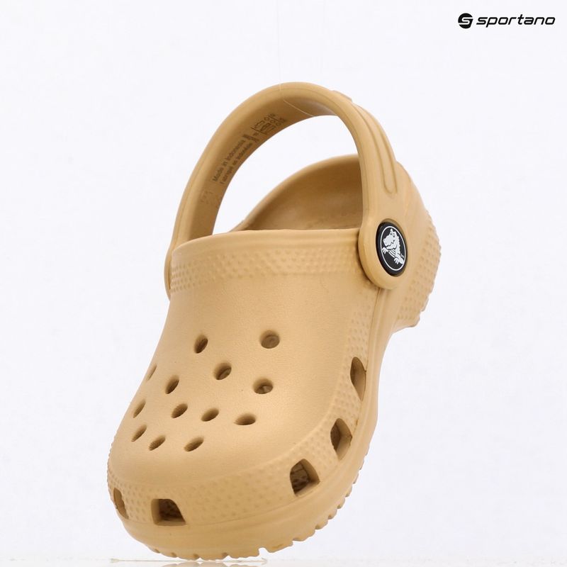 Klapki dziecięce Crocs Classic Clog Toddler wheat 17