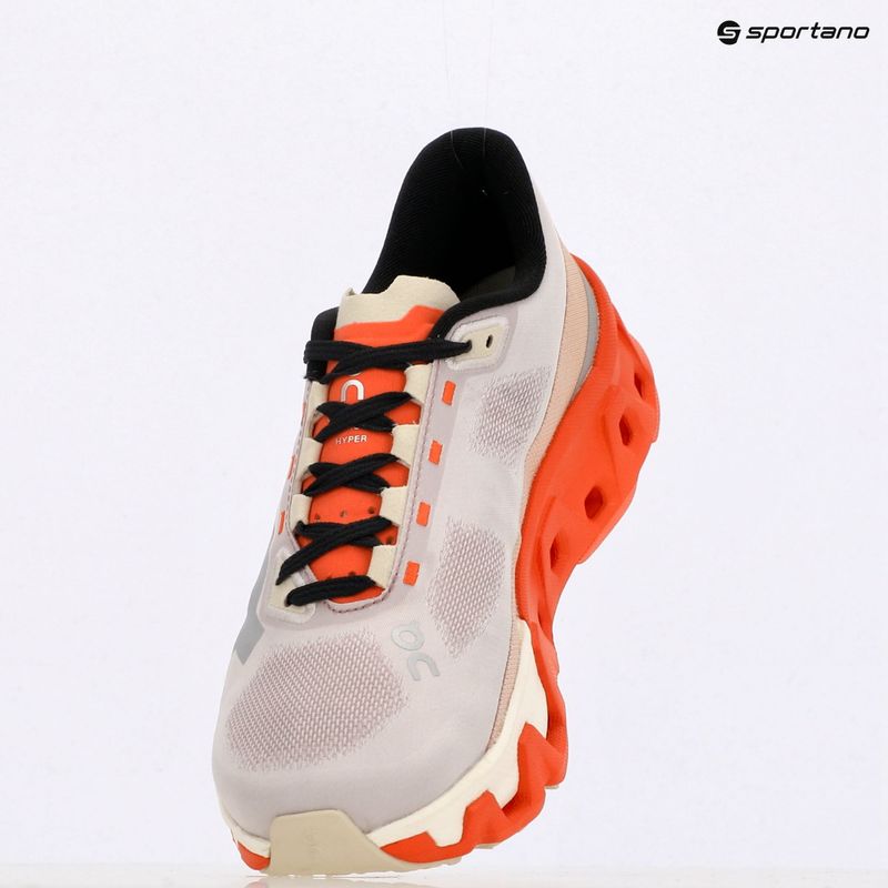 Buty do biegania damskie On Cloudmonster Hyper mauve/flame 9