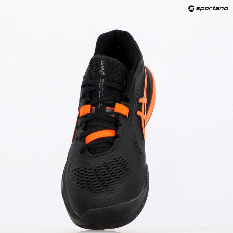 Buty do tenisa męskie ASICS Gel-Resolution X Clay black/ shocking orange 15