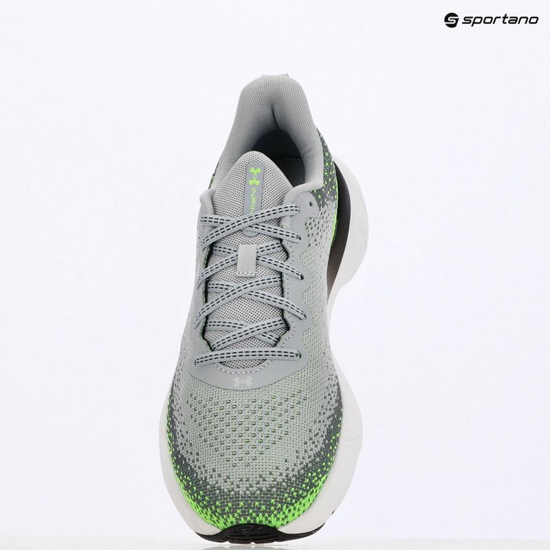 Buty do biegania męskie Under Armour Infinite mod gray/hyper green/black 9