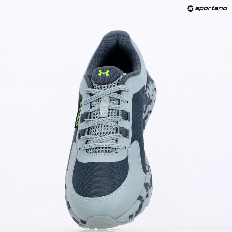 Buty do biegania męskie Under Armour Charged Bandit Trail 3 downpour gray/harbor blue/hyper green 9