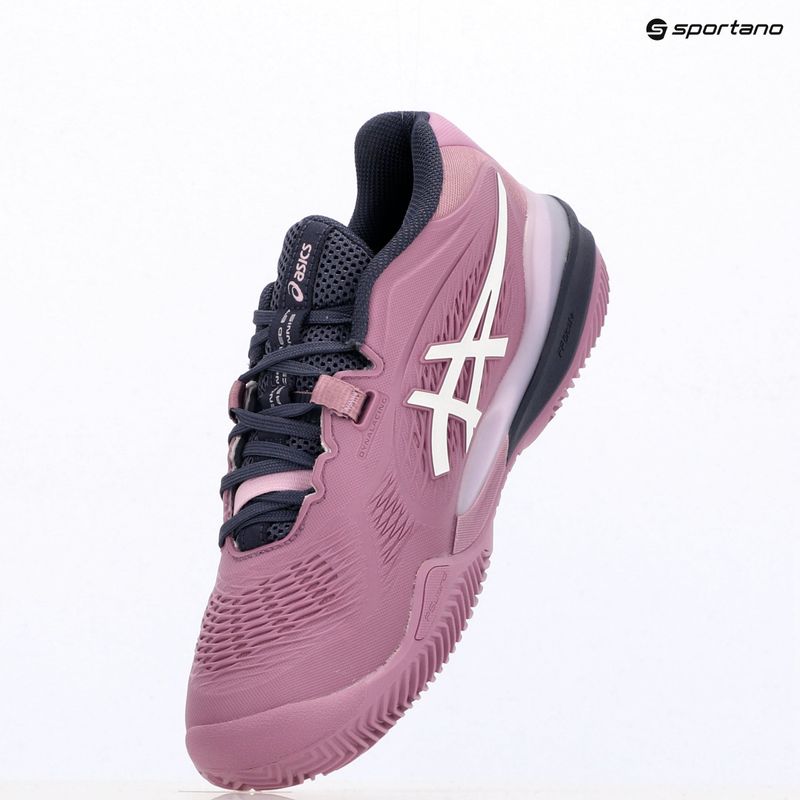 Buty do tenisa damskie ASICS Gel-Resolution X Clay ube/ white 9