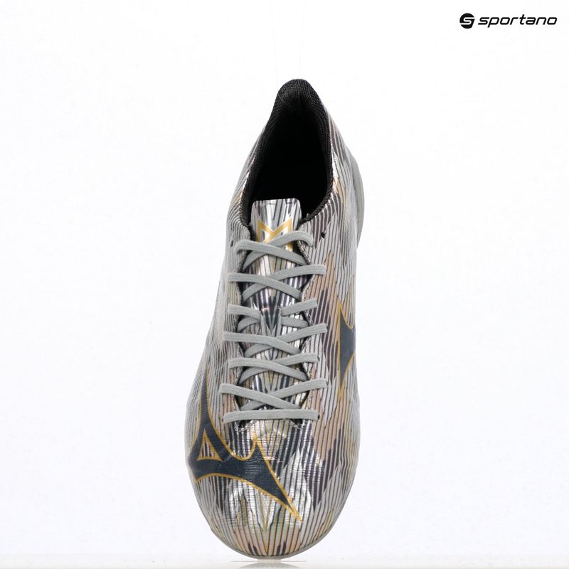 Buty piłkarskie męskie Mizuno α II Elite Md galaxy silver/8605 c/gold 9