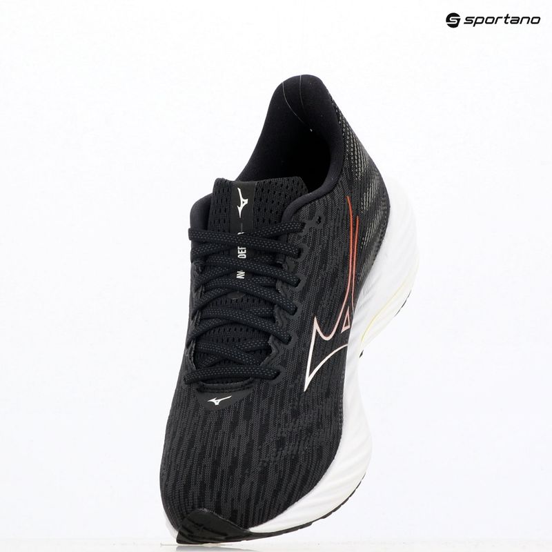 Buty do biegania męskie Mizuno Wave Rider 28 black/white/ evening primrose 9