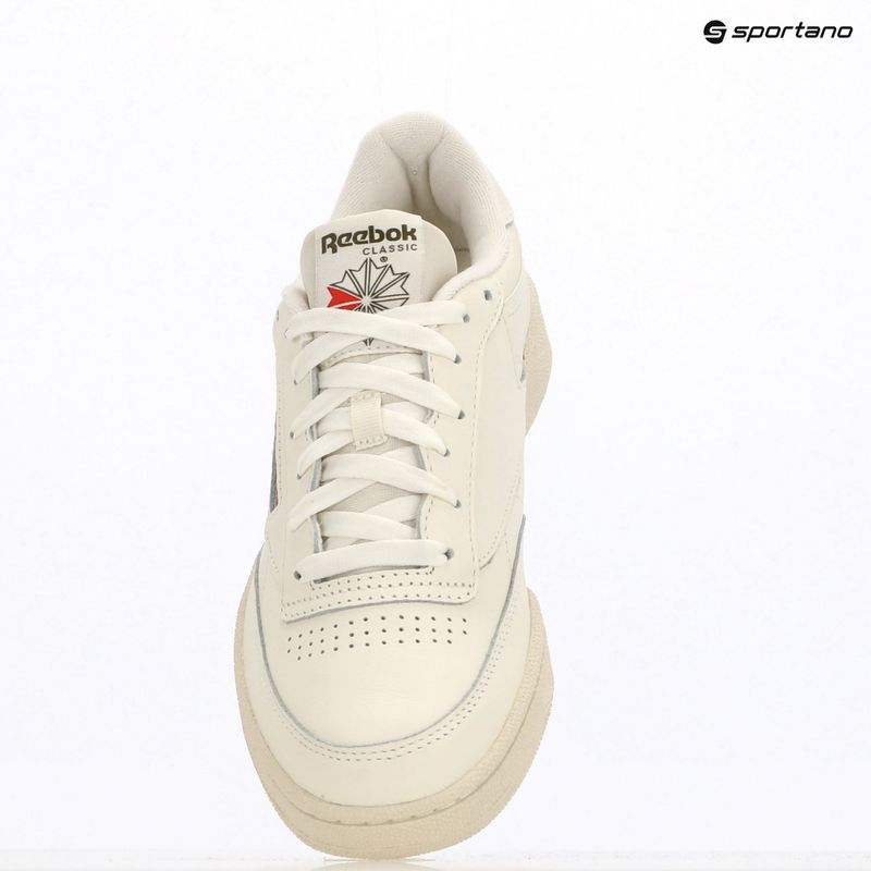 Buty Reebok Club C 85 chalk/chalk/hunter green 9