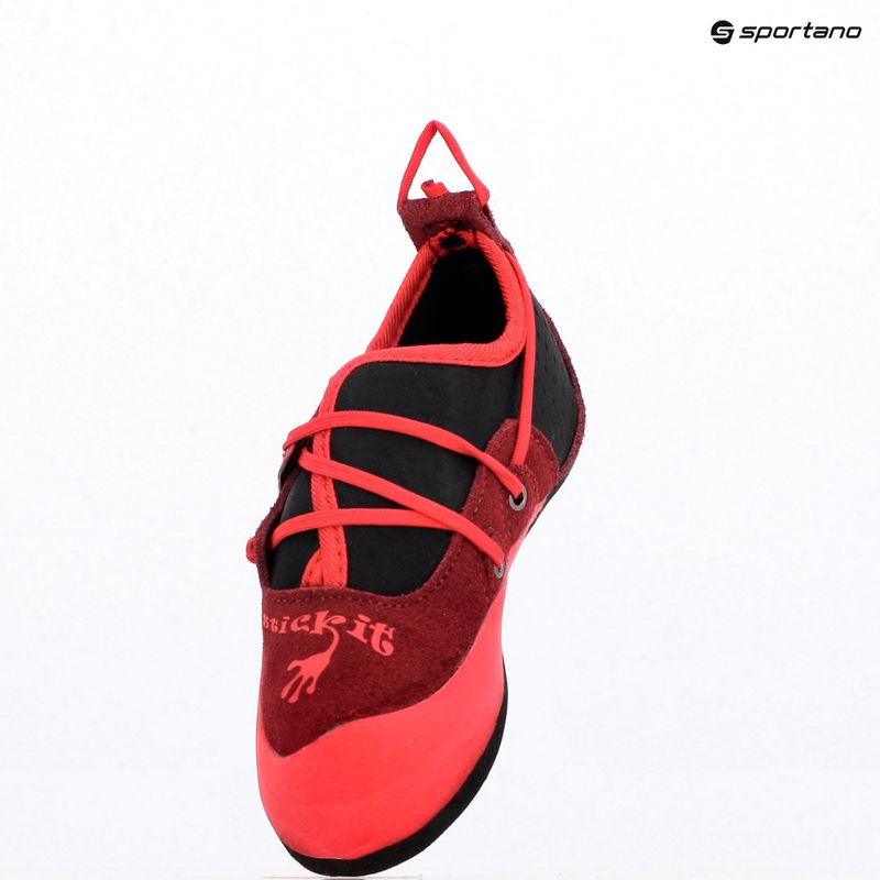 Buty wspinaczkowe dziecięce La Sportiva Stickit chili/ poppy 16