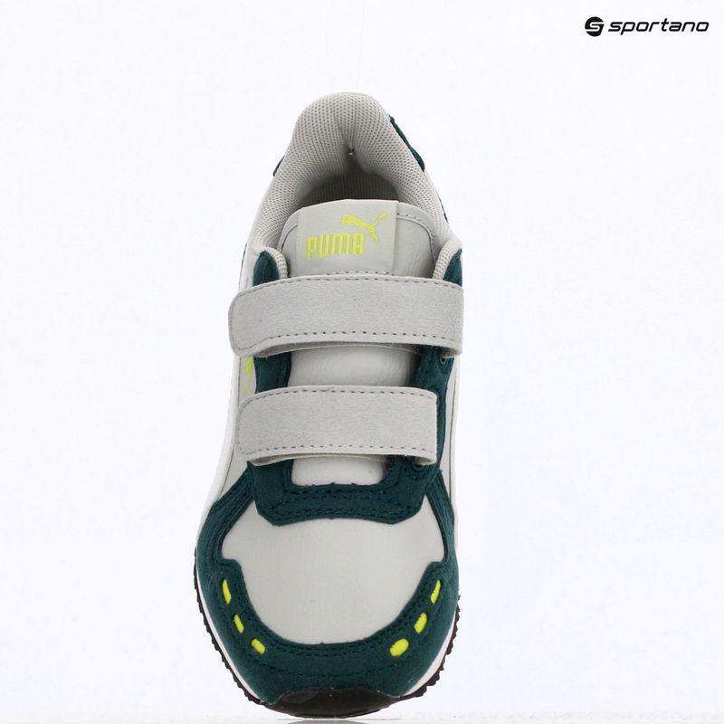 Buty juniorskie PUMA Cabana Racer SL 20 V PS cool light gray/puma white/dark myrtle/lime smash 9