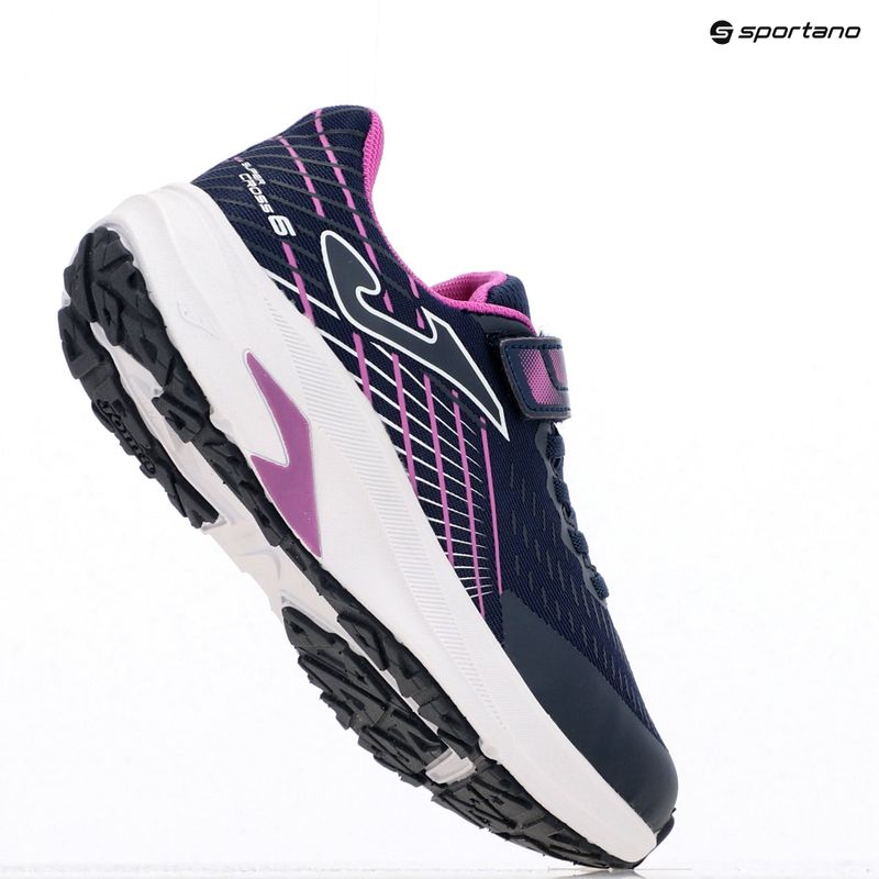 Buty do biegania dziecięce Joma Super Cross navy/ fuchsia 9